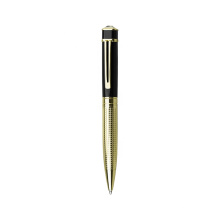 Logotipo personalizado Gold Metal Ball Ball Pen Office Office Gift Top Crystal Grabado Grabado Papelería personalizada